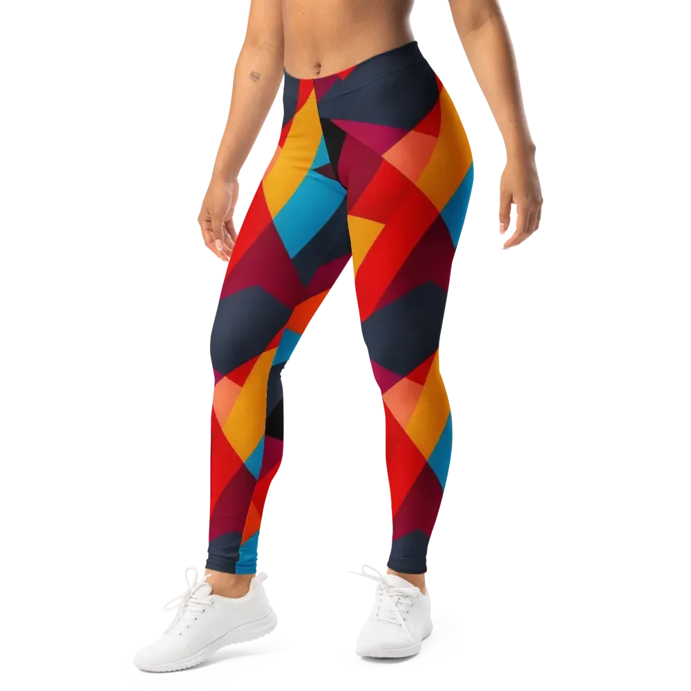 Chromatic Interlock on Leggings — Left Front
