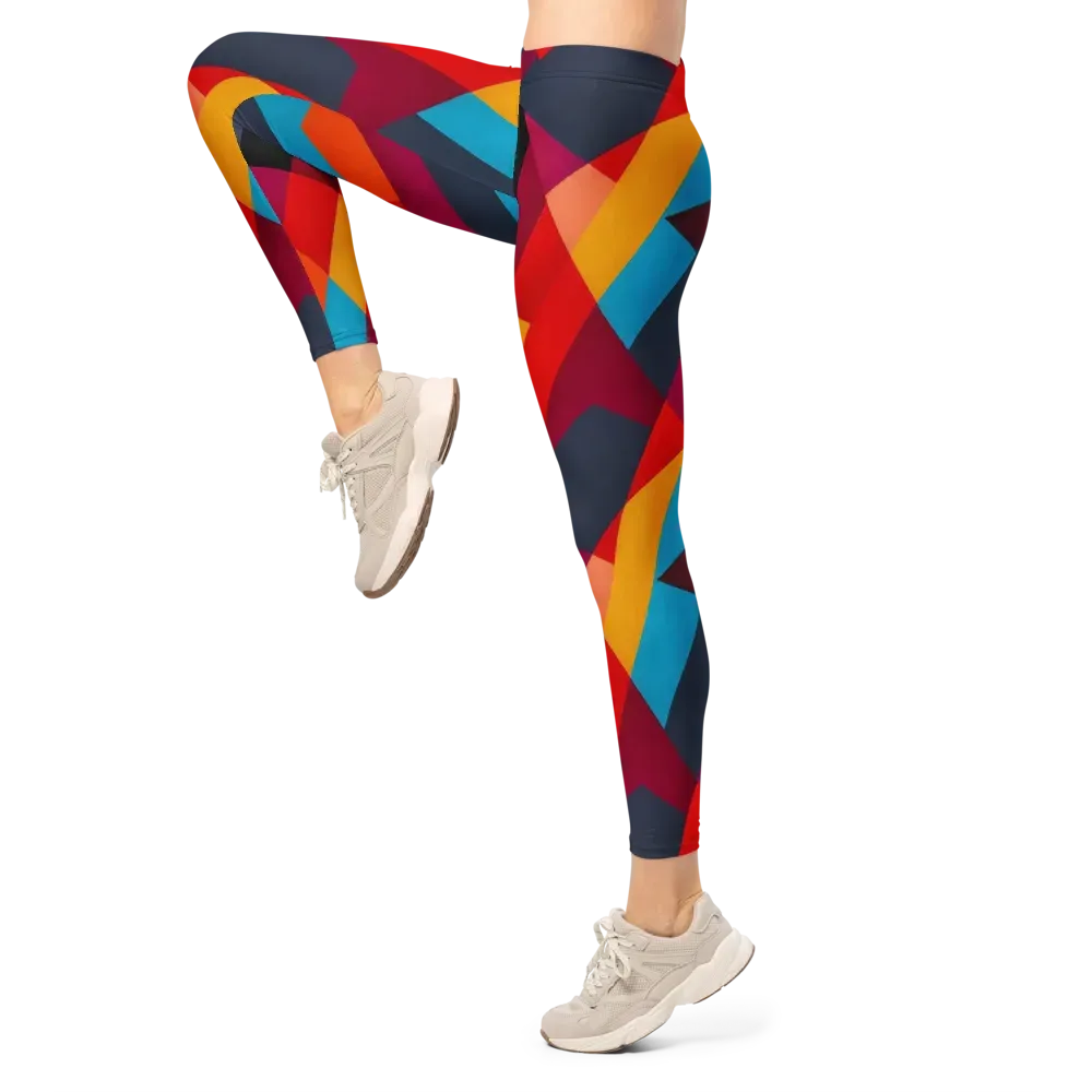 Chromatic Interlock on Leggings — Left