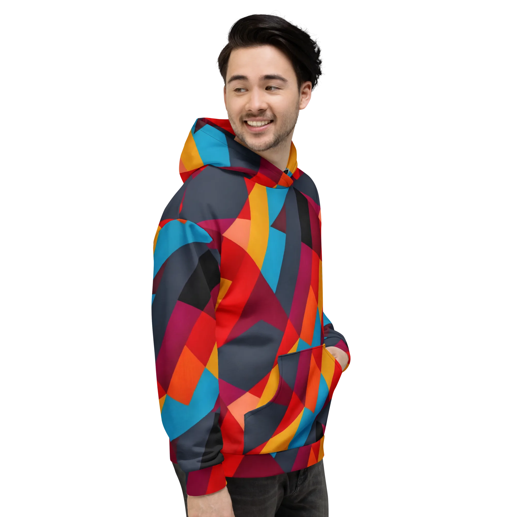 Chromatic Interlock on Hoodie — Right