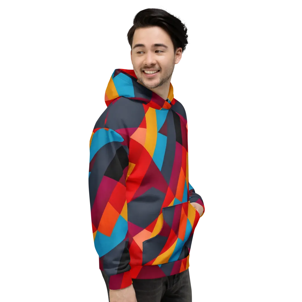 Chromatic Interlock on Hoodie — Right