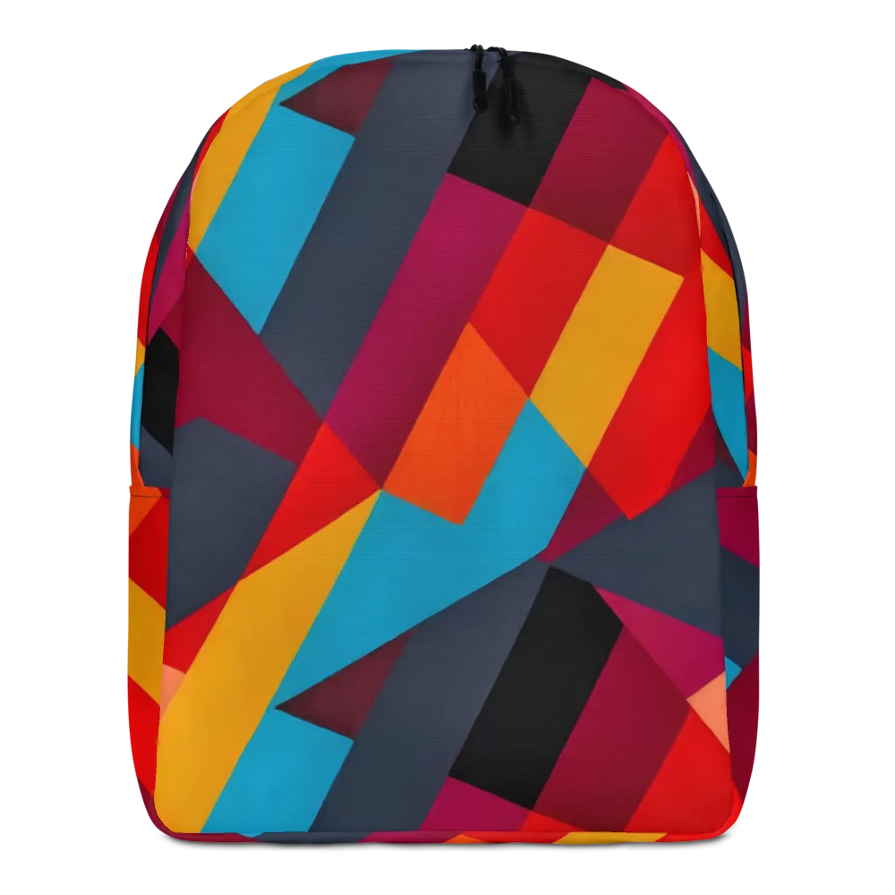 Chromatic Interlock on Minimalist Backpack — Front