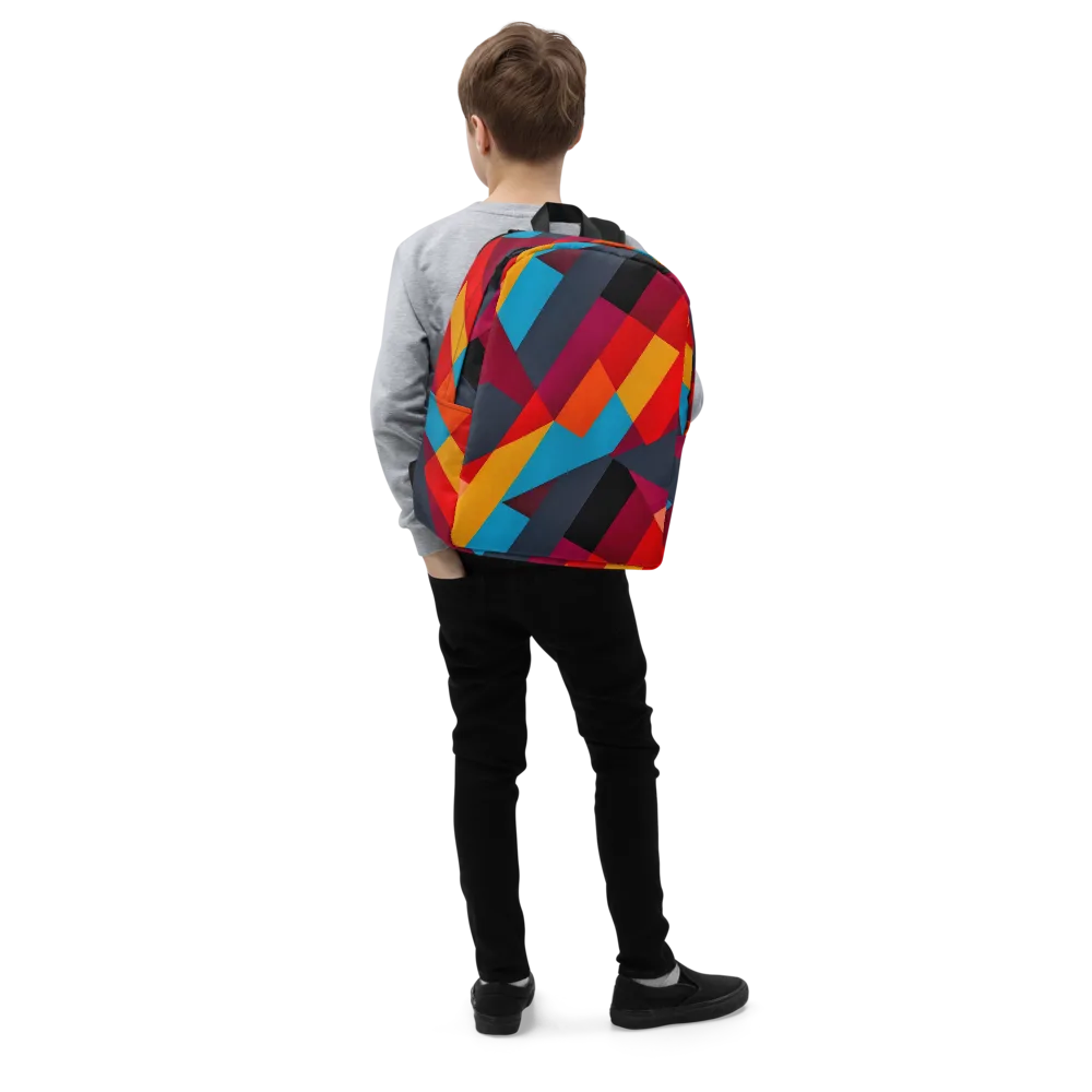 Chromatic Interlock on Minimalist Backpack — Right Front