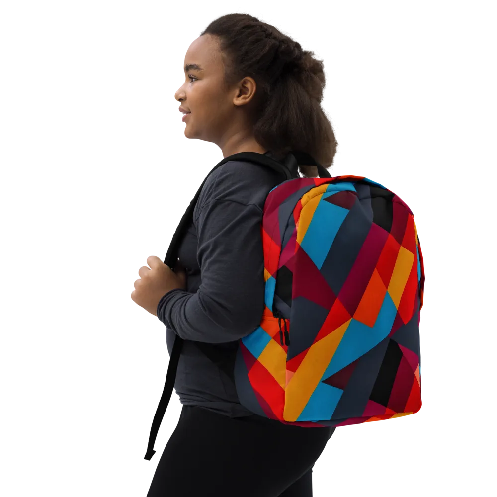 Chromatic Interlock on Minimalist Backpack — Right Front