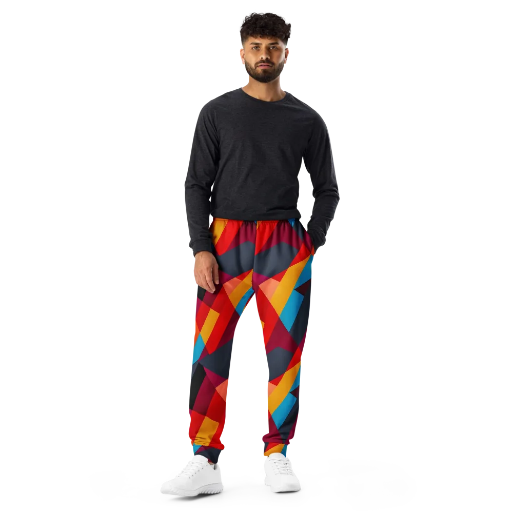 Chromatic Interlock on Men's Joggers — Front