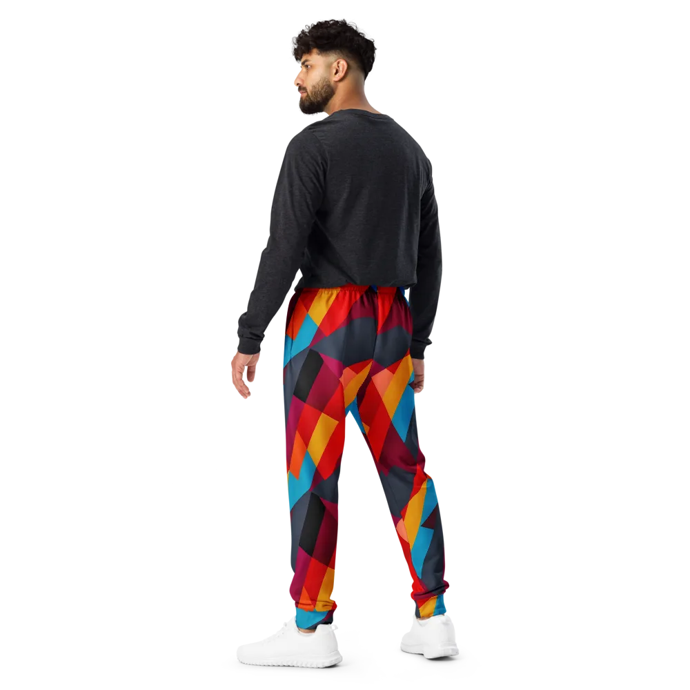 Chromatic Interlock on Men's Joggers — Back