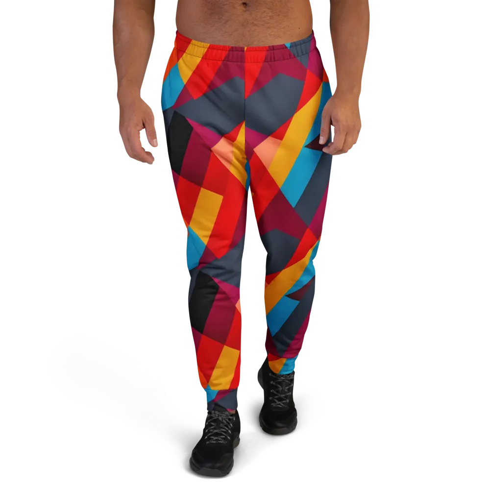 Chromatic Interlock on Men's Joggers — Front