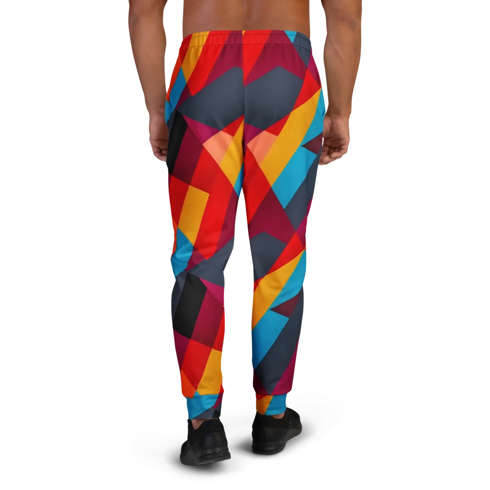 Chromatic Interlock on Men's Joggers — Back