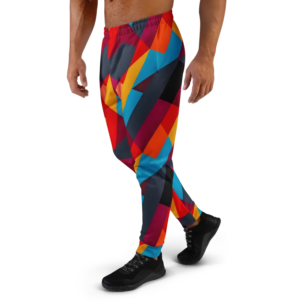 Chromatic Interlock on Men's Joggers — Left