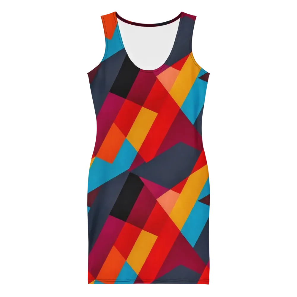 Chromatic Interlock on Bodycon Dress — Front