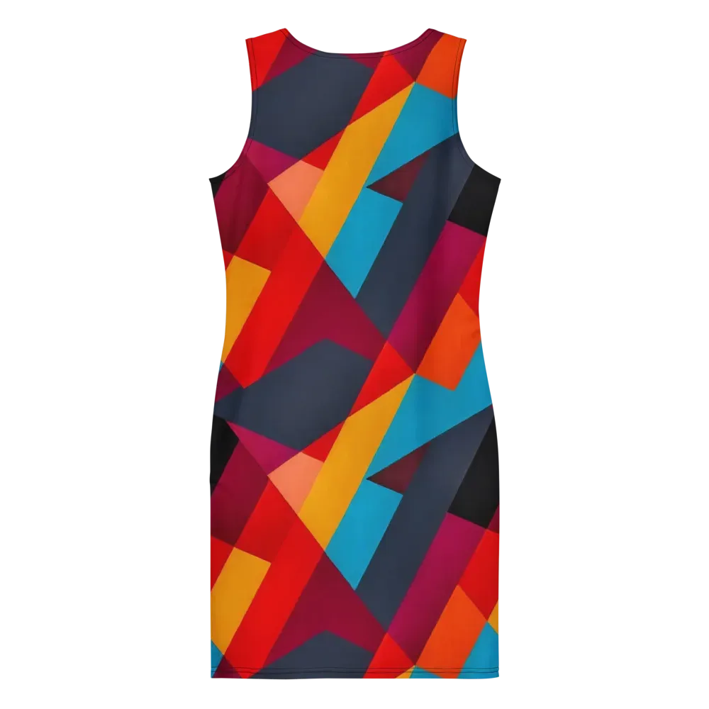 Chromatic Interlock on Bodycon Dress — Back