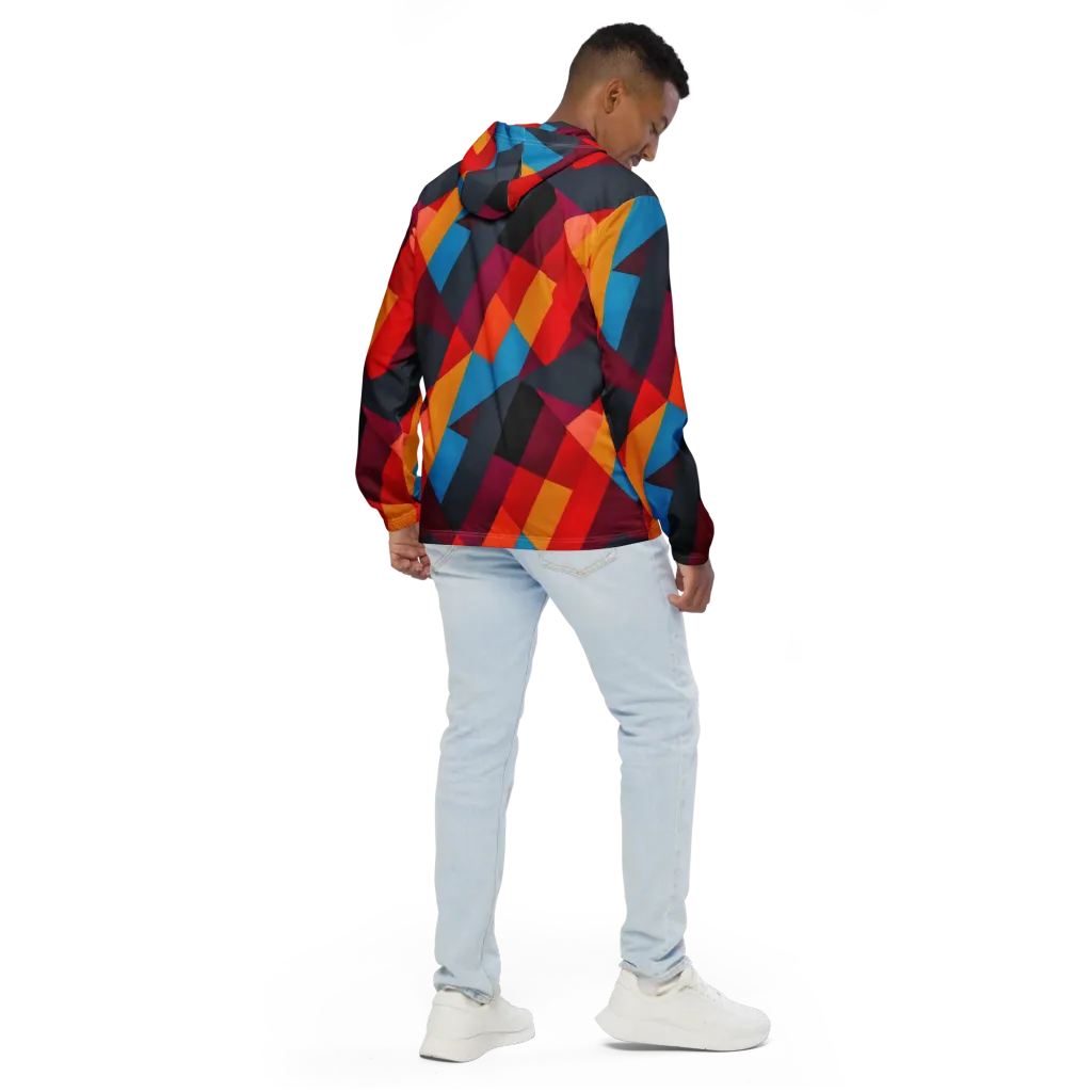 Chromatic Interlock on Men's Windbreaker — Back