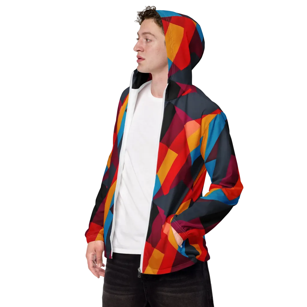 Chromatic Interlock on Men's Windbreaker — Left Front