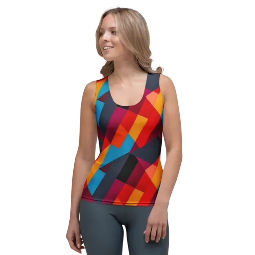Chromatic Interlock on a Women's Tank Top