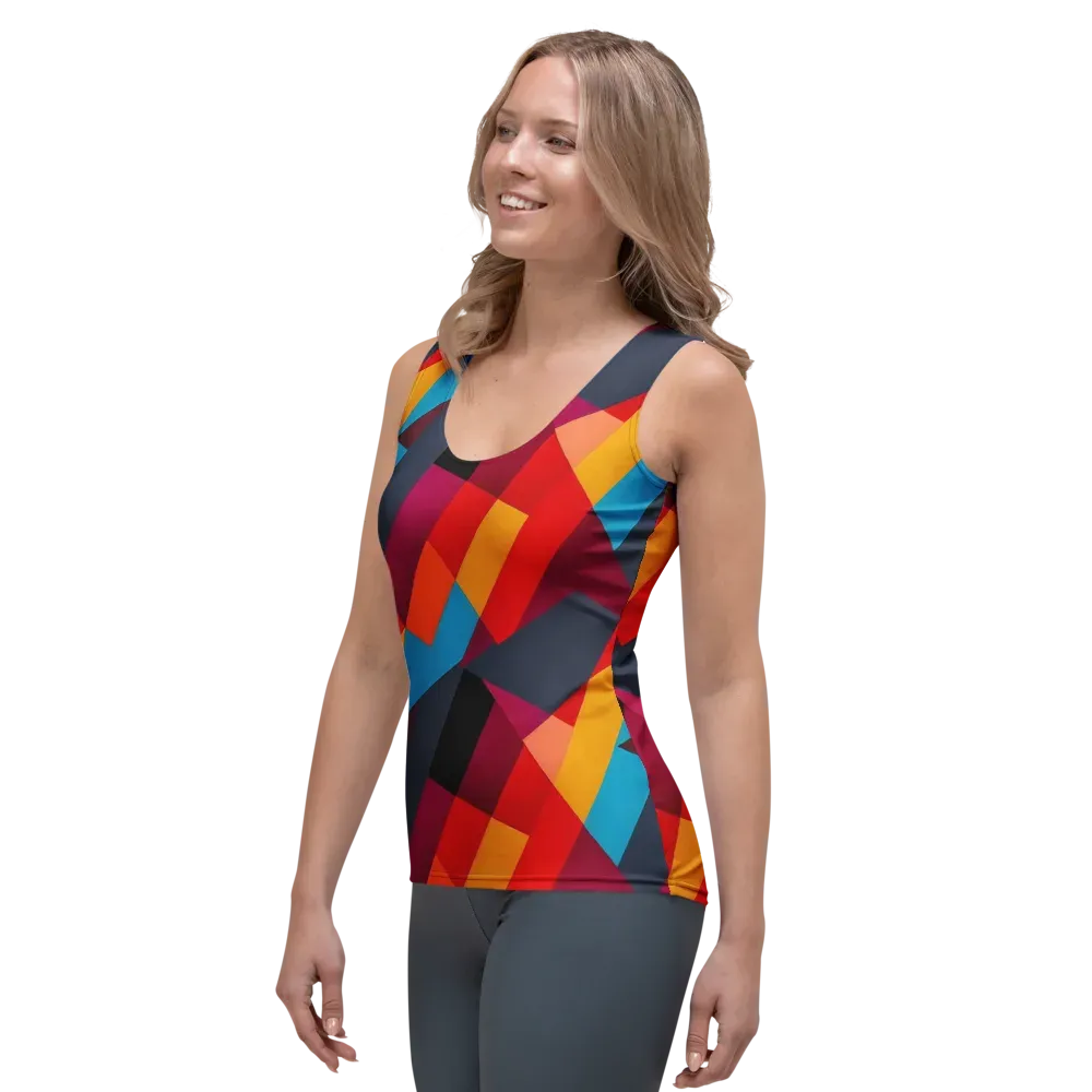 Chromatic Interlock on Women's Tank Top — Left Front