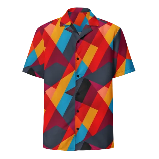 Chromatic Interlock on a Button Shirt