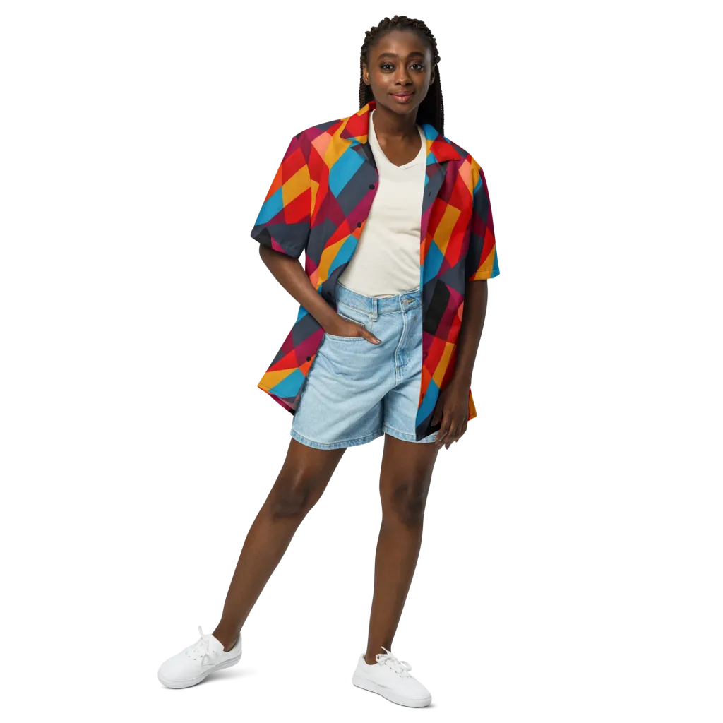 Chromatic Interlock on Button Shirt — Front