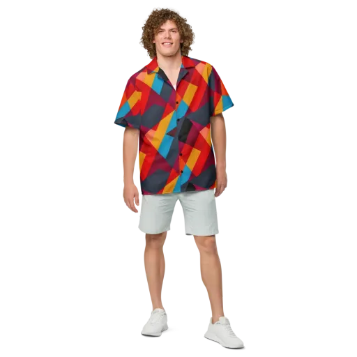 Chromatic Interlock on a Button Shirt