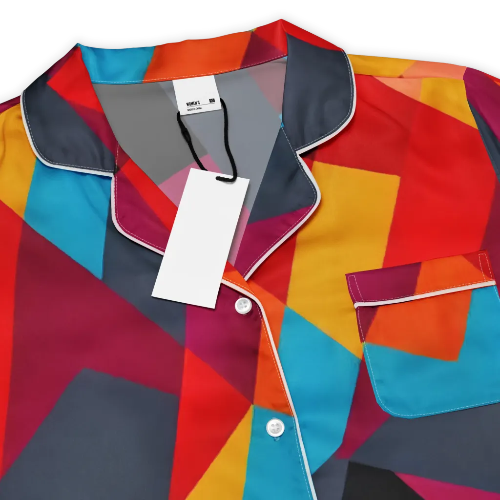 Chromatic Interlock on Women's Short Sleeve Pajama Top — Product details