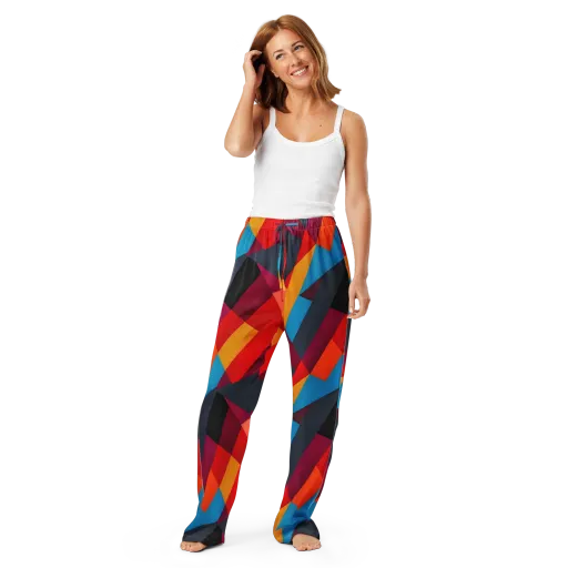 Chromatic Interlock on a Women's Pajama Pants