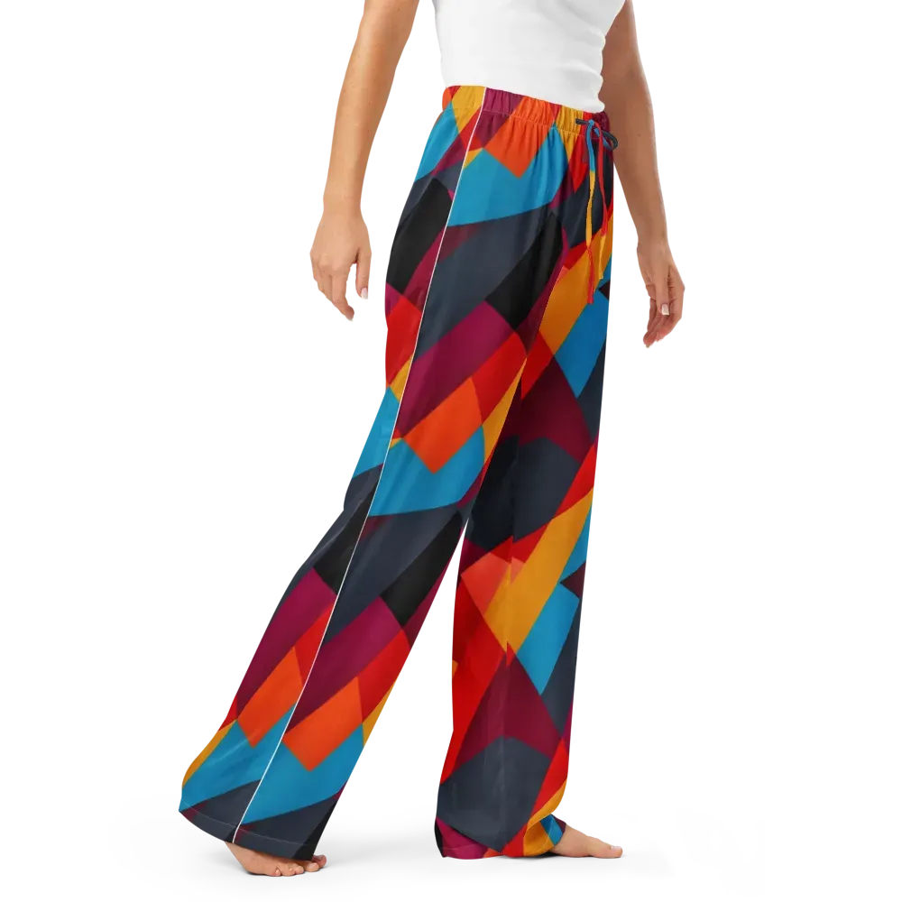 Chromatic Interlock on Women's Pajama Pants — Right Front