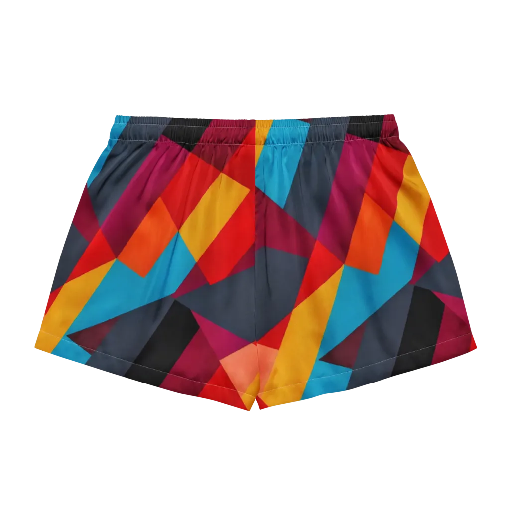 Chromatic Interlock on Women's Pajama Shorts — Back