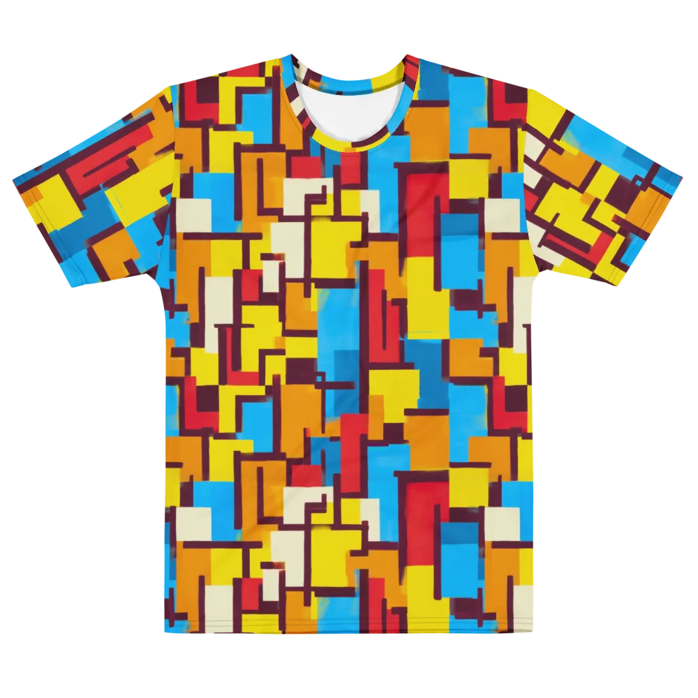 Bauhaus Voltage on Men's Cotton Crew Neck T-Shirt — Front