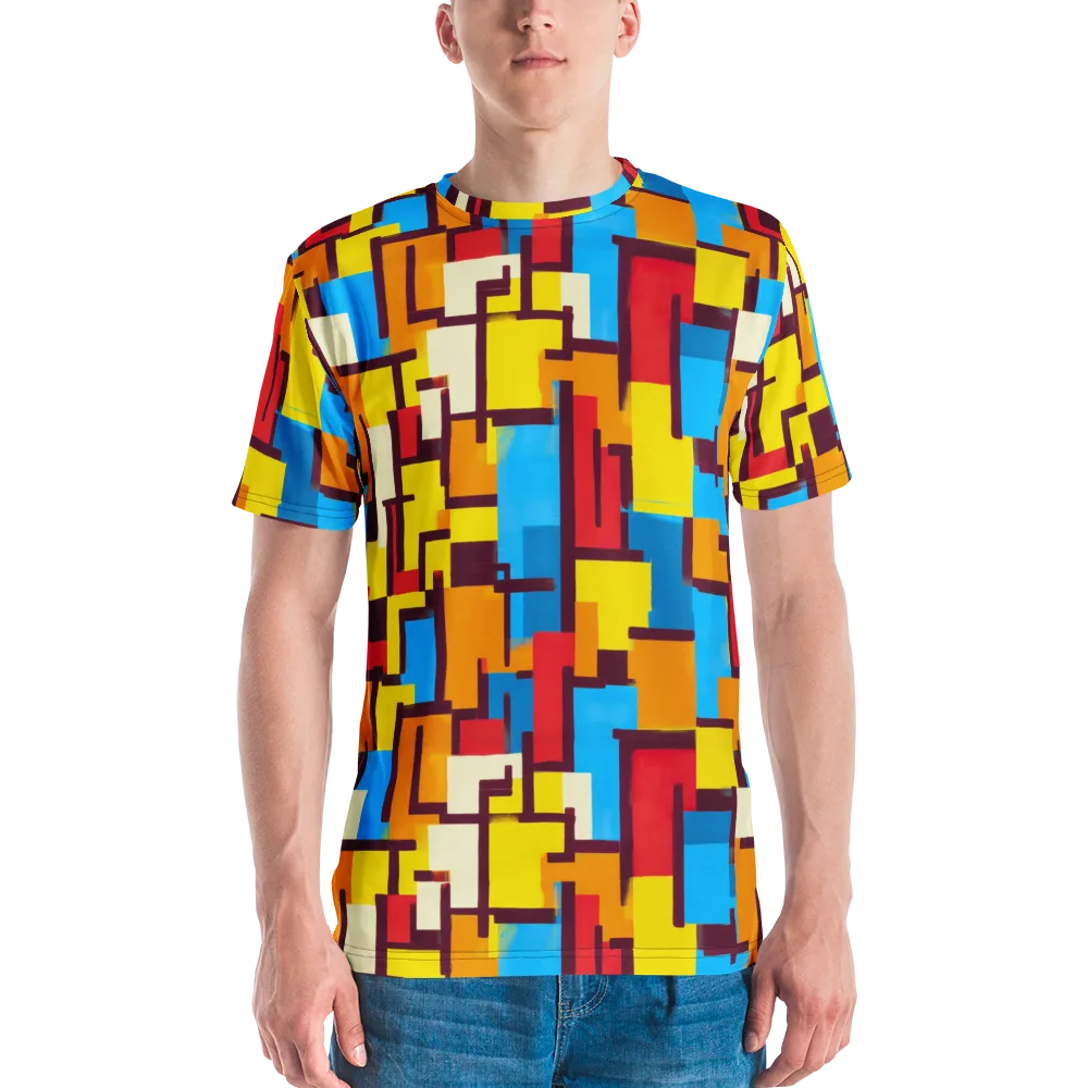 Bauhaus Voltage on Men's Crew Neck T-Shirt — Front