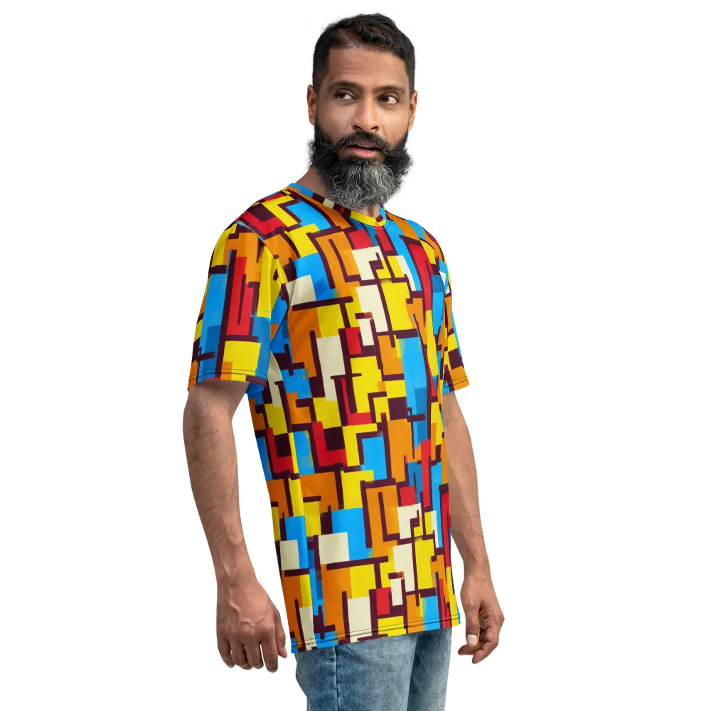Bauhaus Voltage on Men's Crew Neck T-Shirt — Right