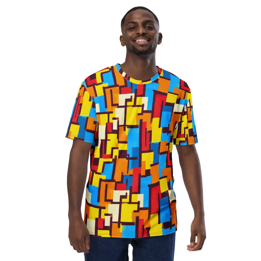 Bauhaus Voltage on Men's Crew Neck T-Shirt — Front