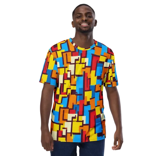 Bauhaus Voltage on a Men's Crew Neck T-Shirt