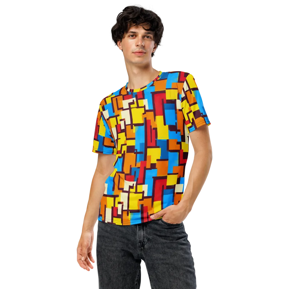 Bauhaus Voltage on Men's Crew Neck T-Shirt — Front