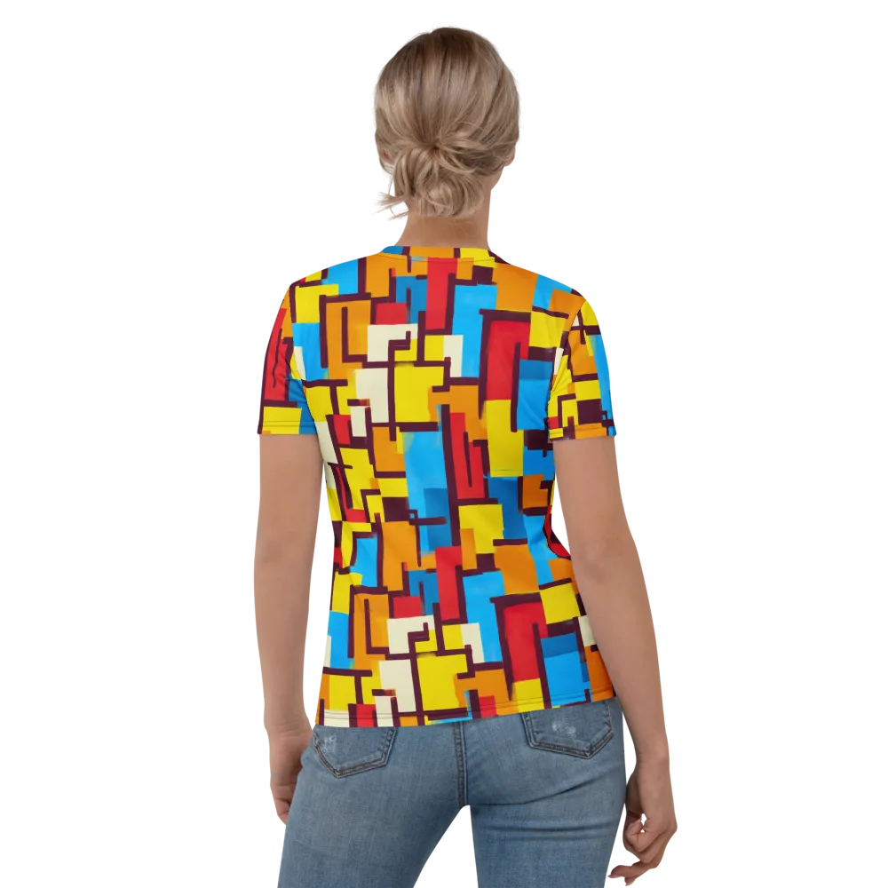 Bauhaus Voltage on Women's Crew Neck T-Shirt — Back