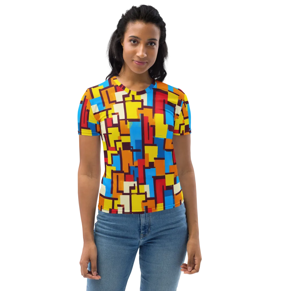 Bauhaus Voltage on Women's Crew Neck T-Shirt — Front