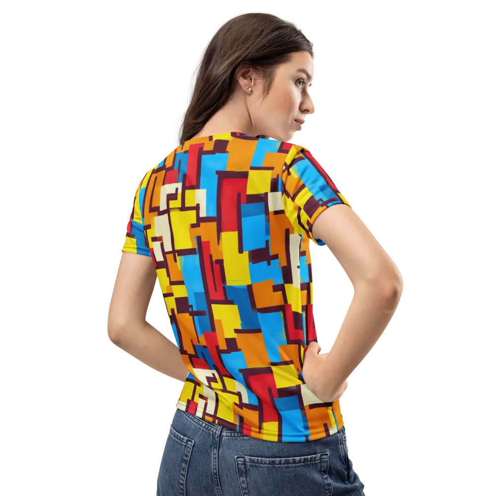 Bauhaus Voltage on Women's Crew Neck T-Shirt — Back