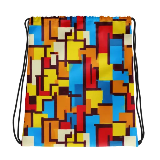 Bauhaus Voltage on a Drawstring Bag