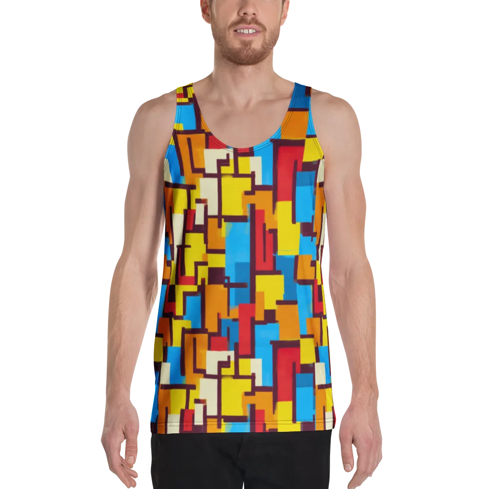 Bauhaus Voltage on Men's Tank Top — Front