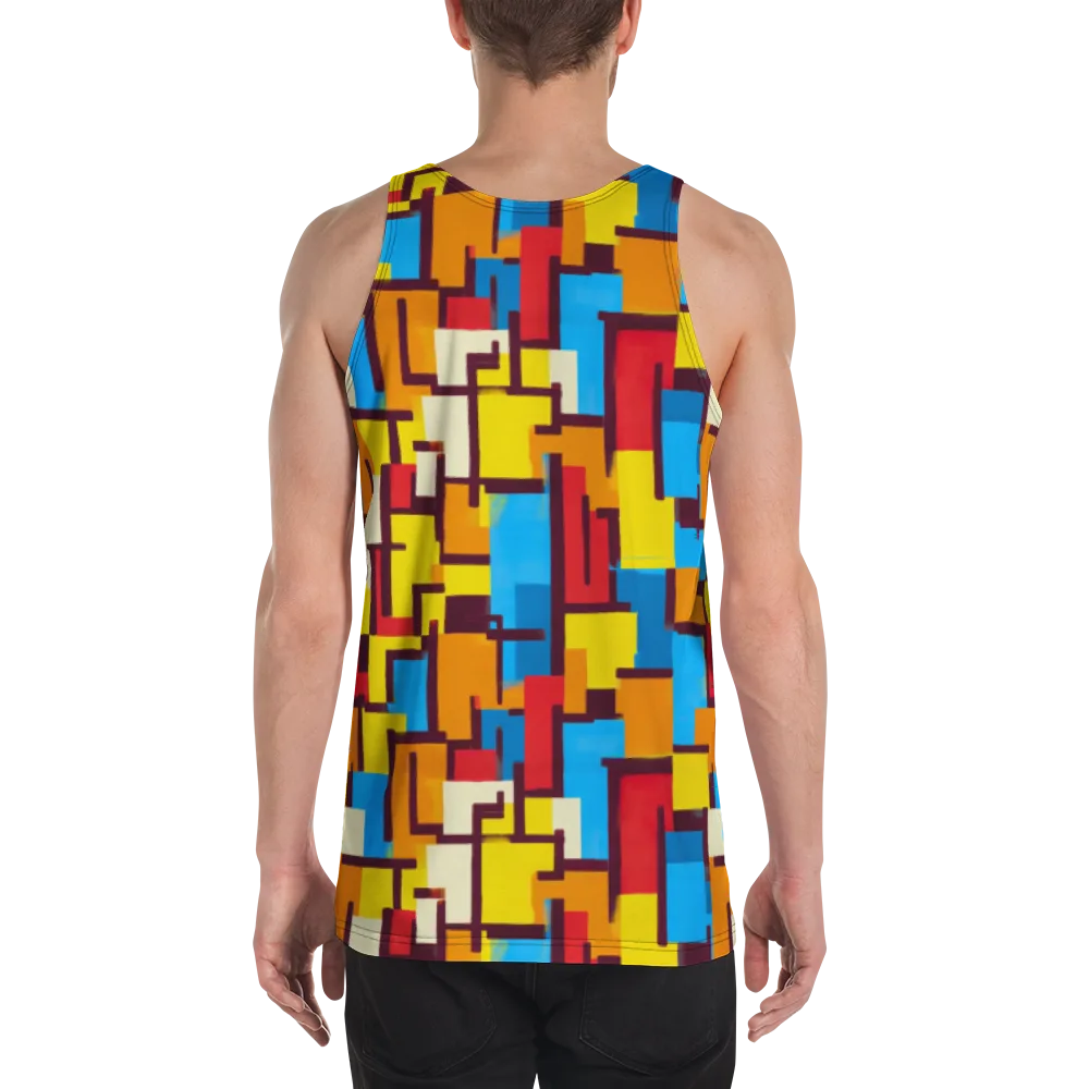 Bauhaus Voltage on Men's Tank Top — Back
