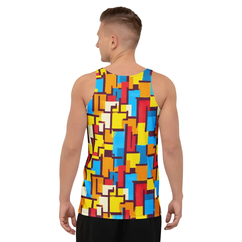 Bauhaus Voltage on Men's Tank Top — Back