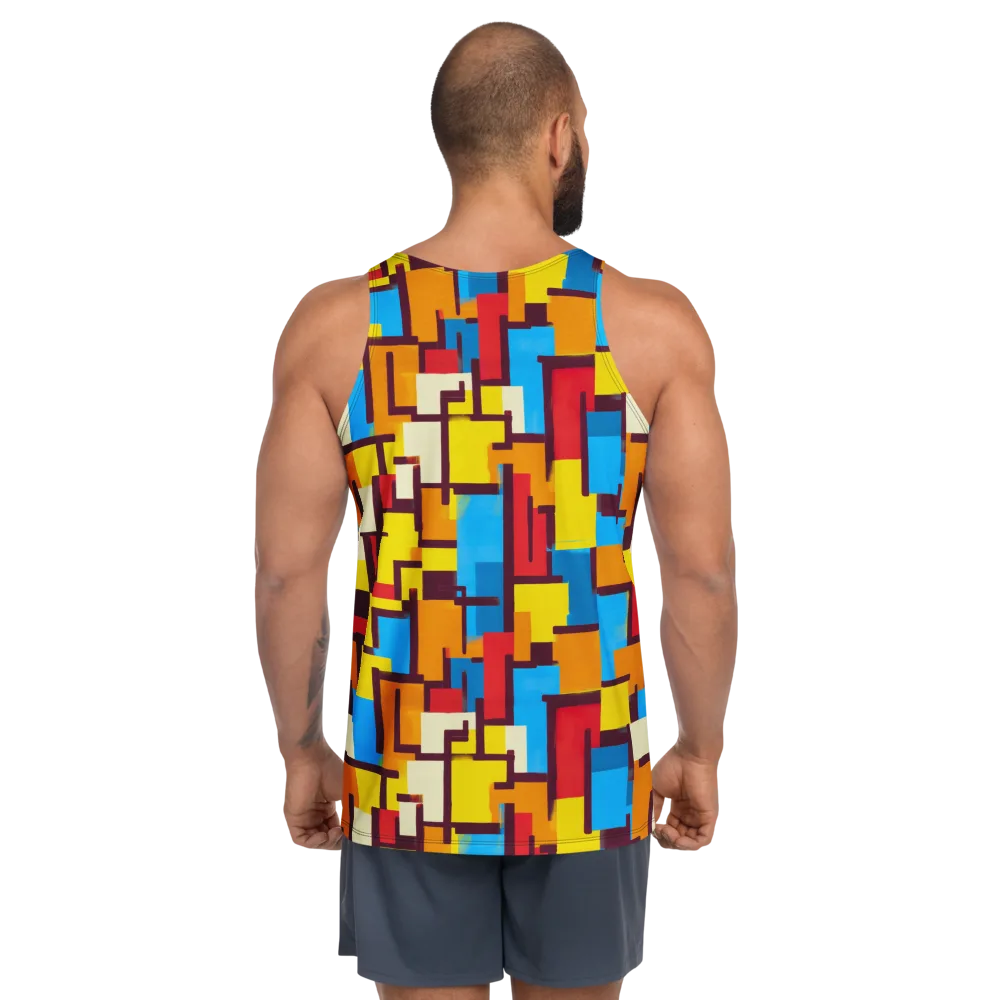 Bauhaus Voltage on Men's Tank Top — Back