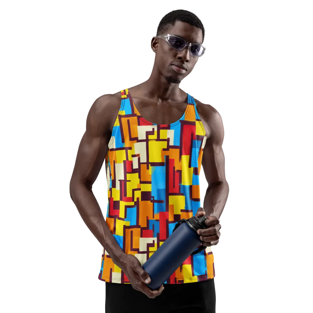 Bauhaus Voltage on Men's Tank Top — Front