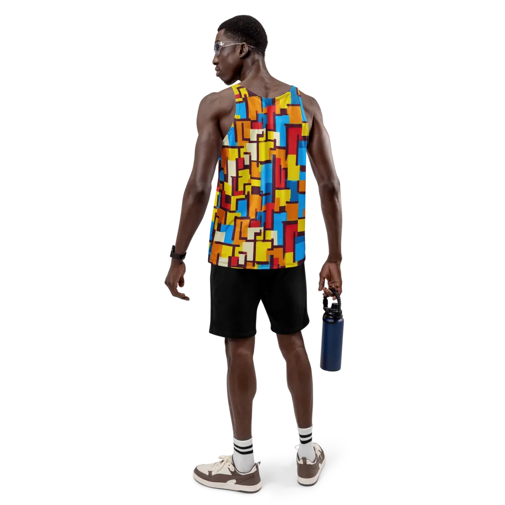 Bauhaus Voltage on Men's Tank Top — Back