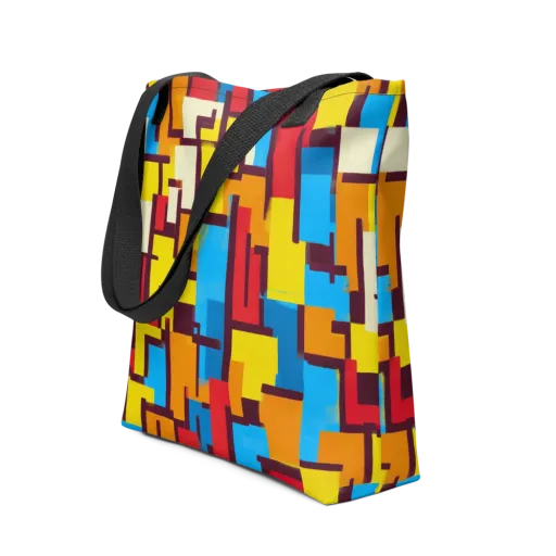 Bauhaus Voltage on a Tote Bag
