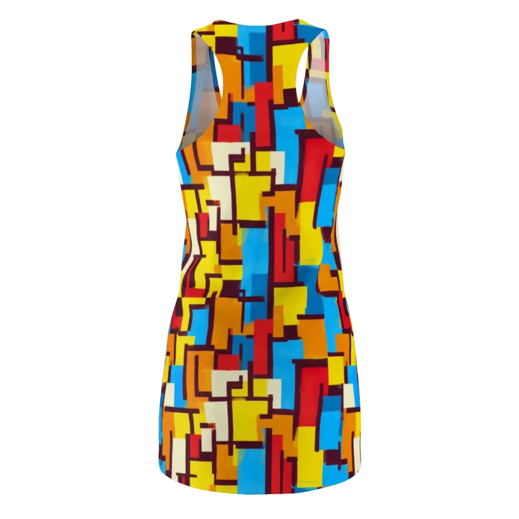 Bauhaus Voltage on Racerback Dress — Back