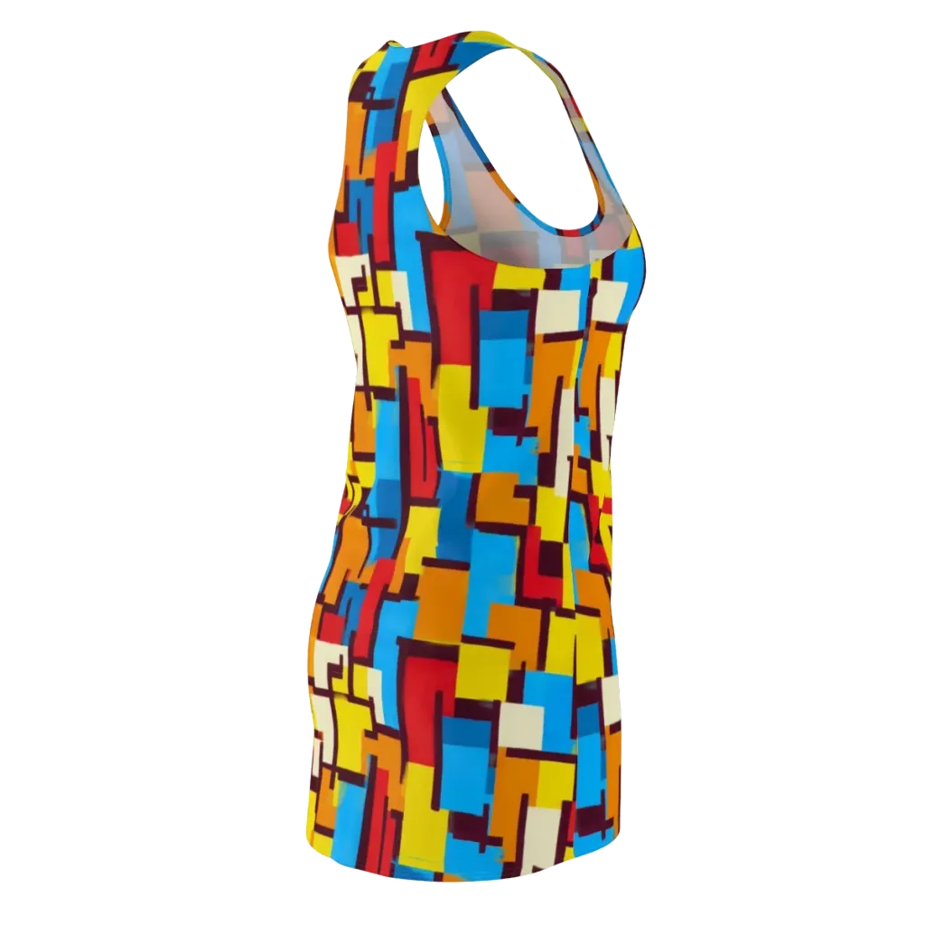 Bauhaus Voltage on Racerback Dress — Back Side