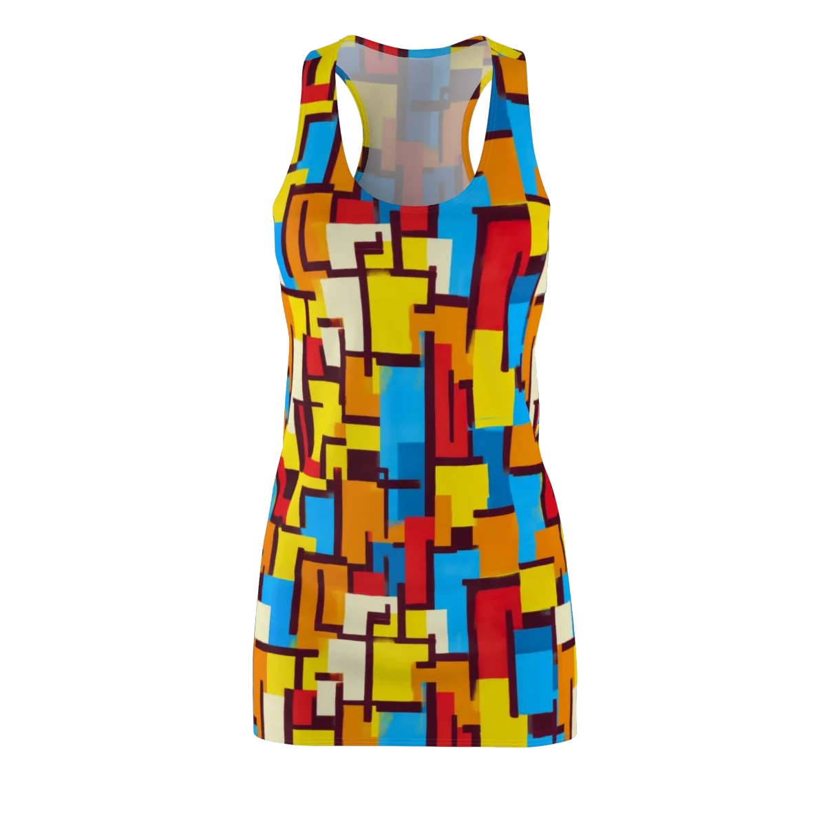 Bauhaus Voltage on Racerback Dress — Front