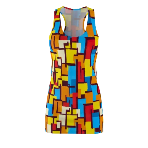 Bauhaus Voltage on a Racerback Dress