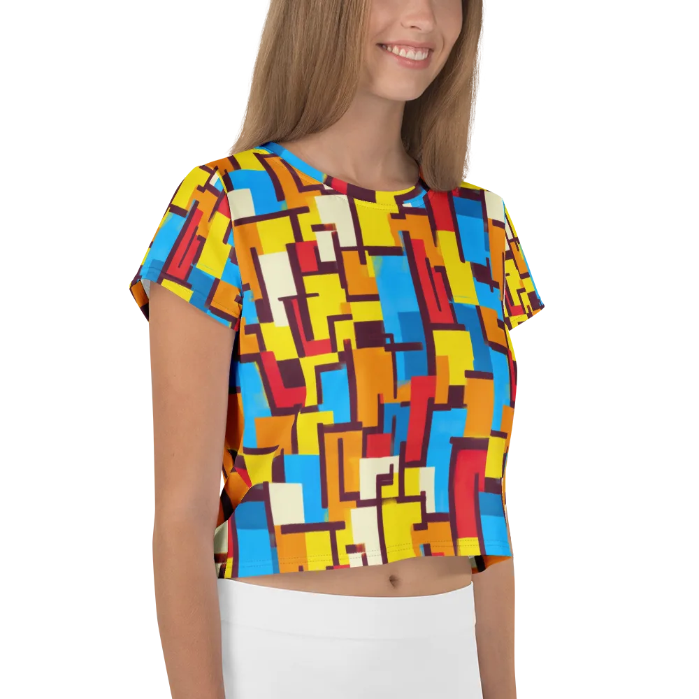 Bauhaus Voltage on Crop Tee — Right