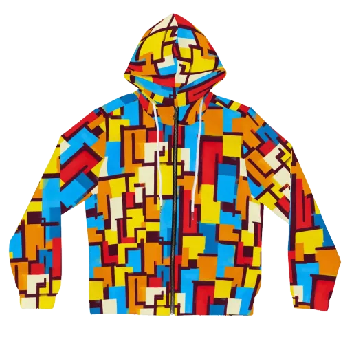 Bauhaus Voltage on a Women's Full-Zip Hoodie