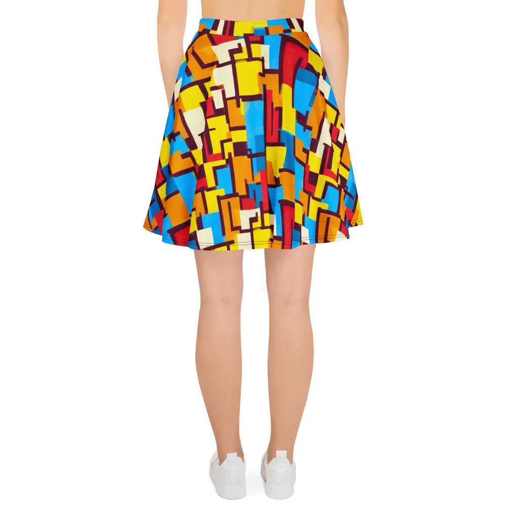 Bauhaus Voltage on Skater Skirt — Back