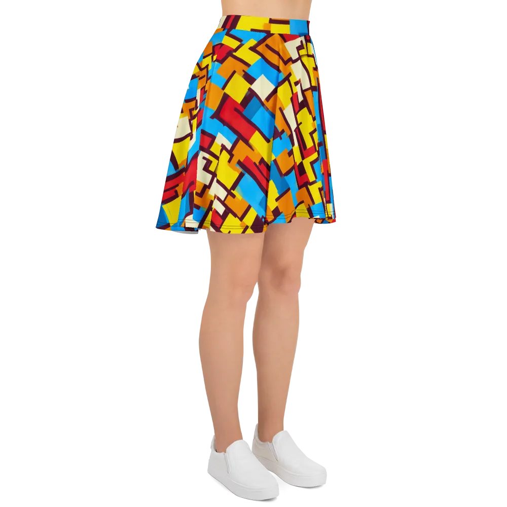 Bauhaus Voltage on Skater Skirt — Right